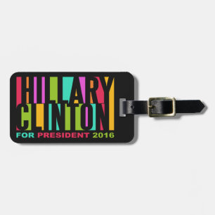 Para Maletas Etiqueta de equipaje de personalizado Hillary Clin
