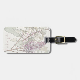 Para Maletas Etiqueta de equipaje de personalizado Lilac