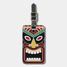 Para Maletas Etiqueta de equipaje de personalizado Tiki Totem 1