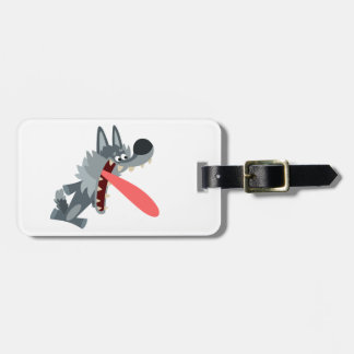 Para Maletas Etiqueta de equipaje de Personalizado Wolf muy emo