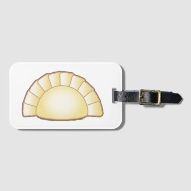 Para Maletas Etiqueta de equipaje de Pierogi (Anverso horizontal)