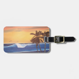 Para Maletas Etiqueta de equipaje de pintura de Hawaii