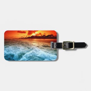 Para Maletas Etiqueta de equipaje de playa
