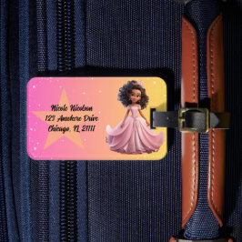 Para Maletas Etiqueta de Equipaje de Princesa