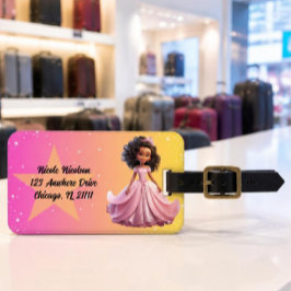 Para Maletas Etiqueta de Equipaje de Princesa