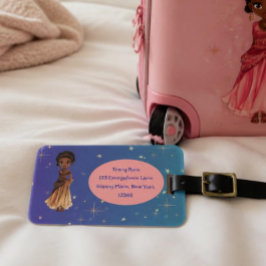 Para Maletas Etiqueta de equipaje de princesa africana