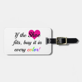 Para Maletas Etiqueta de equipaje de Shoe Lover