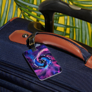 Para Maletas Etiqueta de equipaje de Team Rawr Galaxy