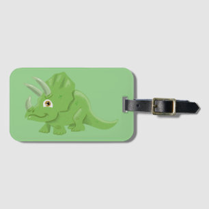 Para Maletas Etiqueta de equipaje de Triceratops