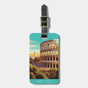 Para Maletas Etiqueta de equipaje de viaje a Roma Italia
