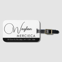 Para Maletas Etiqueta de equipaje de viaje de lujo Información 