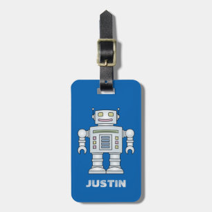 Para Maletas Etiqueta de equipaje de viaje de robot de juguete
