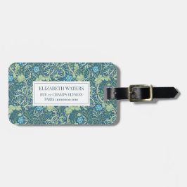 PARA MALETAS ETIQUETA DE EQUIPAJE DE VIAJE : WILLIAM MORRIS : A