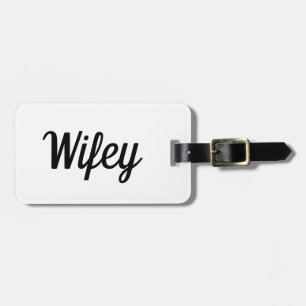 Para Maletas Etiqueta de equipaje de Wifey