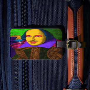 Para Maletas Etiqueta de equipaje de William Shakespeare Pop Ar