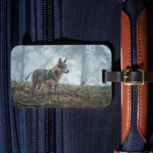 Para Maletas Etiqueta de equipaje de Wolfdog