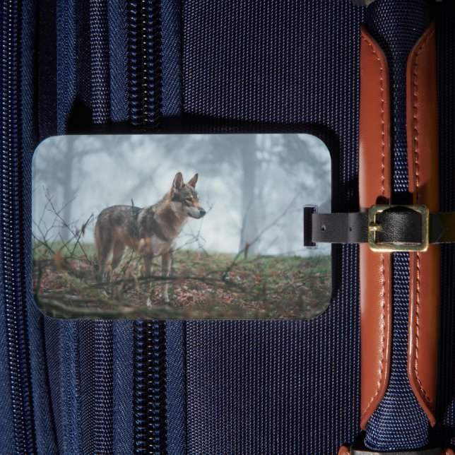 Para Maletas Etiqueta de equipaje de Wolfdog (Anverso In Situ 4)