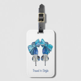 Para Maletas Etiqueta de equipaje de zapatos de moda