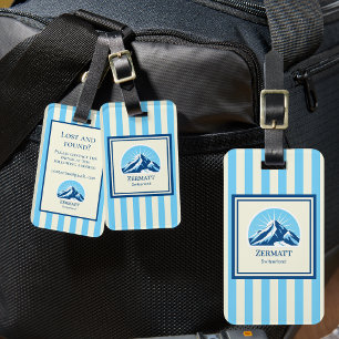 Para Maletas Etiqueta de equipaje de Zermatt Suiza montaña de e