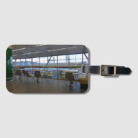 Etiqueta de equipaje del aeropuerto