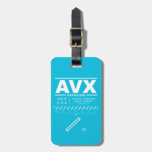 Para Maletas Etiqueta de equipaje del aeropuerto Catalina AVX