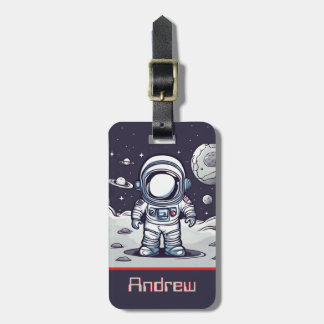 Para Maletas Etiqueta de equipaje del astronauta del espacio ex