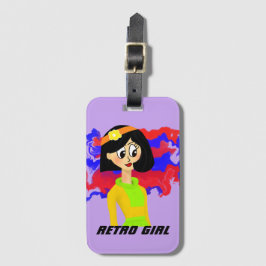 Para Maletas Etiqueta de equipaje del Chica del Personalizado r