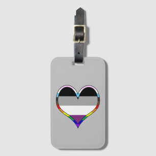 Para Maletas Etiqueta de equipaje del corazón de Ace Pride