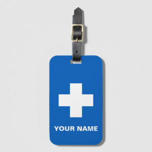 Para Maletas Etiqueta de equipaje del equipo médico profesional