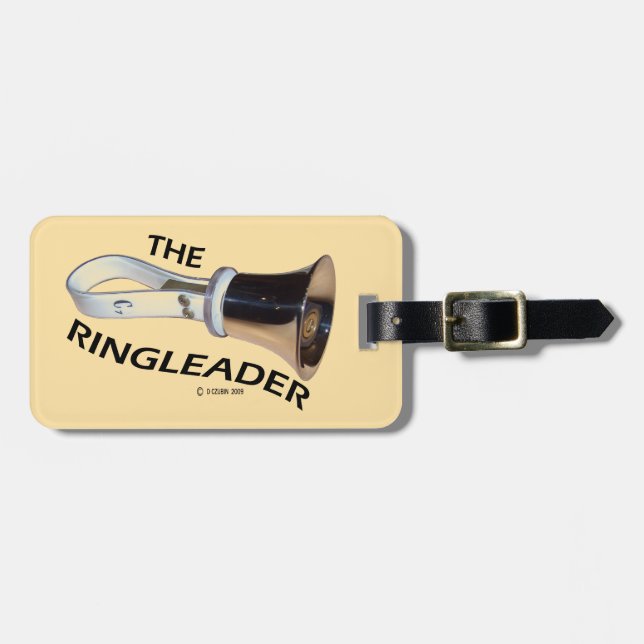 Para Maletas Etiqueta de equipaje del líder del anillo (Frente Horizontal)
