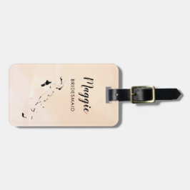 Para Maletas Etiqueta de equipaje del mapa de las Bahamas, boda