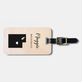 Para Maletas Etiqueta de equipaje del mapa de Utah, bienvenida 