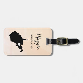 Para Maletas Etiqueta de equipaje del mapa de Virginia Occident