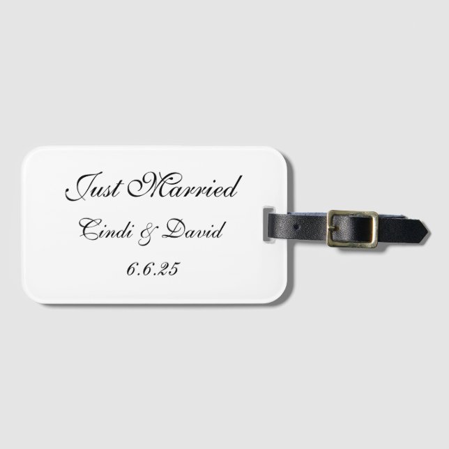 Para Maletas Etiqueta de equipaje del personalizado (Anverso horizontal)