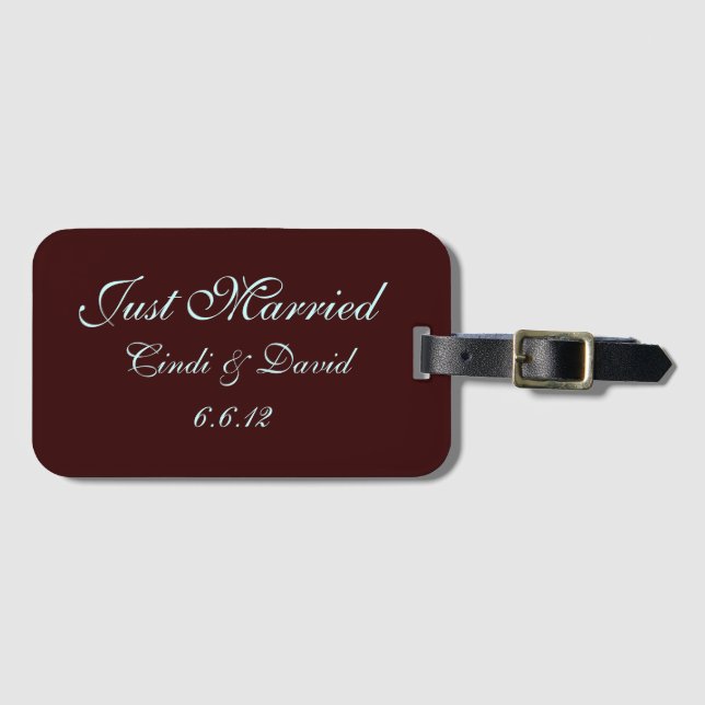 Para Maletas Etiqueta de equipaje del personalizado (Anverso horizontal)