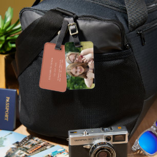 Para Maletas Etiqueta de equipaje del personalizado con foto - 