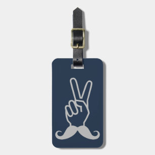 Para Maletas Etiqueta de equipaje del personalizado de bigote g