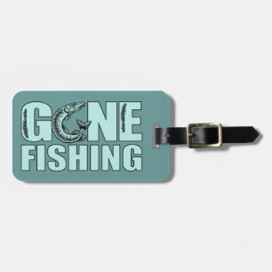 Para Maletas Etiqueta de equipaje del personalizado de PESCA de