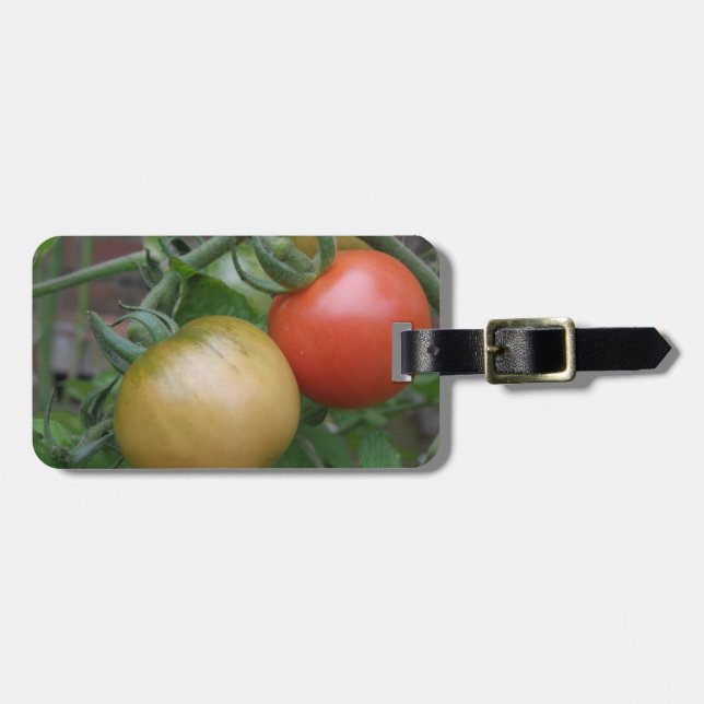 Para Maletas Etiqueta de equipaje del Personalizado de tomates  (Frente Horizontal)