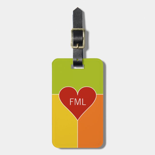 Para Maletas Etiqueta de equipaje del personalizado del patrón  (Frente Vertical)