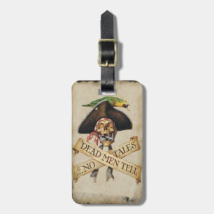 Para Maletas Etiqueta de equipaje del pirata muerto de personal