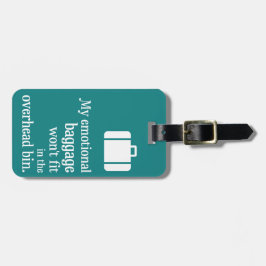 Para Maletas Etiqueta de equipaje emocional