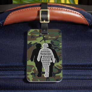 Para Maletas Etiqueta de Equipaje en Memoria de los Veteranos
