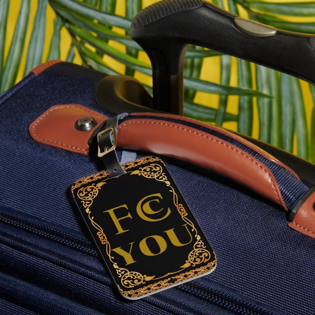 Para Maletas Etiqueta de equipaje FCC YOU (Anverso In situ 1)