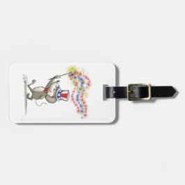 Para Maletas Etiqueta de equipaje feliz 4 de julio de Moe