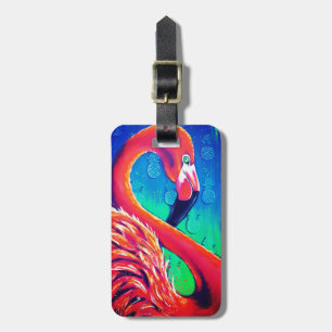 Para Maletas etiqueta de equipaje FLAMINGO