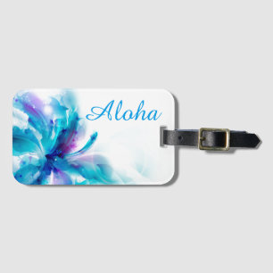 Para Maletas Etiqueta de equipaje floral de Aloha