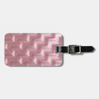 Para Maletas Etiqueta de equipaje geométrico rosa de moda - Ele