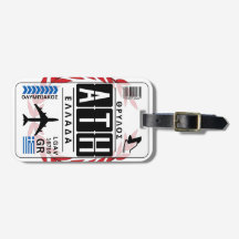 Etiqueta de equipaje griega Olympiacos