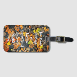 Para Maletas Etiqueta de equipaje "hojas de otoño"